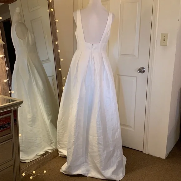 Lulus Ready For Romance Ivory Sleeveless Maxi Dress With Pockets